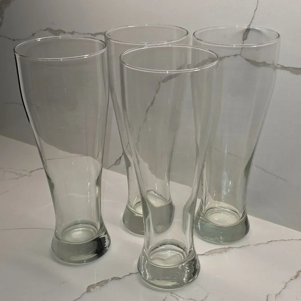 Tall Beer Glasses - set of 4